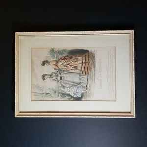 MODES DE PARIS: Journal des Demoiselles -Framed Art Print